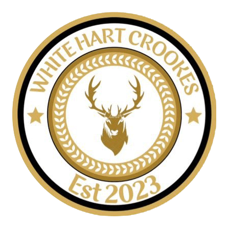 White Hart Crookes badge
