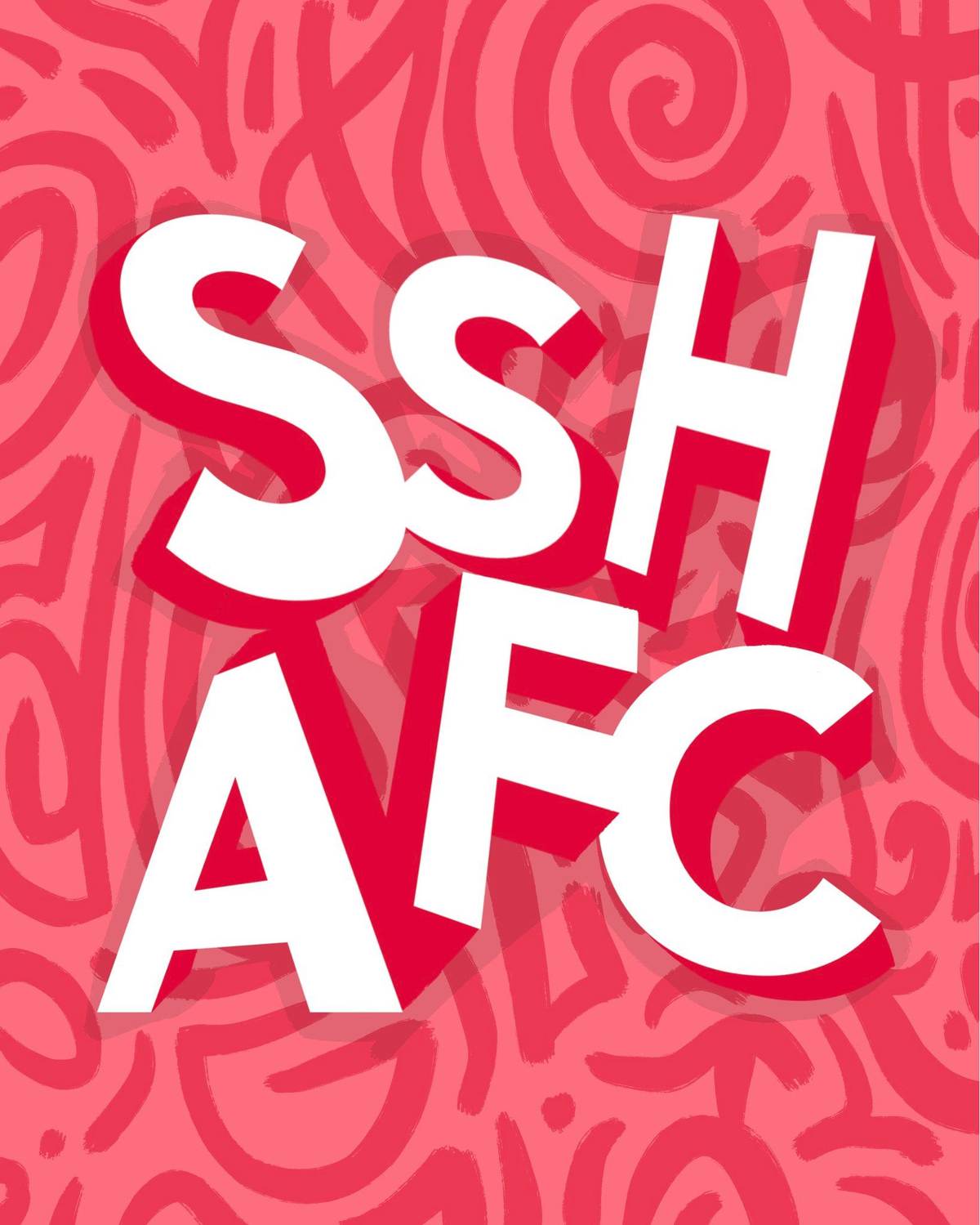 SSHAFC Graphic with new away kit pink colors
